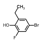 CAS#: 749929-49-5, 4-Bromo-2-ethyl-6-fluorophenol