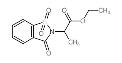 CAS 登录号：7501-64-6， 2-(1,1,3-三氧代-1,2-苯并噻唑-2-基)丙酸乙酯