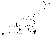 CAS#: 75039-75-7, (3S,5S,9R,10S,13R,15S,17R)-14-(Hydroxymethyl)-10,13-Dimethyl-17-[(2R)-6-Methylheptan-2-Yl]-1,2,3,4,5,6,9,11,12,15,16,17-Dodecahydrocyclopenta[a]Phenanthrene-3,15-Diol