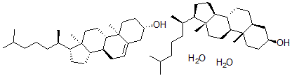 CAS 登录号：75056-43-8， 胆固醇-胆甾烷醇-水加合物