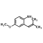 CAS#: 750597-51-4, 4-Methoxy-2-(2-methyl-1-propen-1-yl)aniline