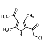 CAS#: 750611-31-5, 1-(4-Acetyl-3,5-dimethyl-1H-pyrrol-2-yl)-2-chloroethanone