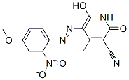 CAS#: 75125-55-2, (5E)-5-[(4-Methoxy-2-Nitrophenyl)Hydrazinylidene]-4-Methyl-2,6-Dioxopyridine-3-Carbonitrile