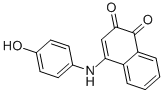 CAS 登录号：75140-07-7， 4-(4-羟基苯胺基)-1,2-二氢萘-1,2-二酮