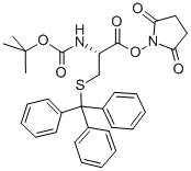 CAS#: 75179-29-2, N-[(1,1-Dimethylethoxy)carbonyl]-S-(triphenylmethyl)-L-Cysteine 2,5-dioxo-1-pyrrolidinyl ester