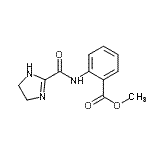 CAS#: 752148-55-3, Methyl 2-[(4,5-dihydro-1H-imidazol-2-ylcarbonyl)amino]benzoate