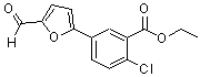CAS 登录号：752231-43-9， 2-氯-5-(5-甲酰基-2-呋喃基)苯甲酸乙酯
