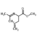 CAS 登录号：752233-62-8， 甲基2-(异亚丙基氨基)-4-戊烯酸酯