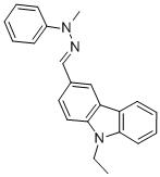 CAS#: 75232-44-9, 9-Ethyl-3-(N-Methyl-N-Phenylhydrazonomethyl)Carbazole