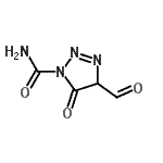 CAS#: 752933-55-4, 4-Formyl-5-oxo-4,5-dihydro-1H-1,2,3-triazole-1-carboxamide