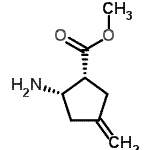 CAS#: 752980-83-9, Methyl (1R,2S)-2-amino-4-methylenecyclopentanecarboxylate