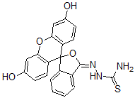 CAS 登录号：75323-82-9， [(3',6'-二羟基螺[2-苯并呋喃-3,9'-氧杂蒽]-1-亚基)氨基]硫脲