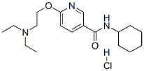 CAS#: 75348-41-3, N-Cyclohexyl-6-(2-Diethylaminoethoxy)Pyridine-3-Carboxamide Hydrochloride