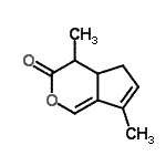 CAS#: 75364-51-1, 4,7-Dimethyl-4a,5-dihydrocyclopenta[c]pyran-3(4H)-one