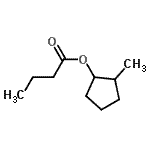CAS#: 75378-40-4, 2-Methylcyclopentyl butyrate