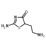 CAS#: 754143-27-6, 2-Amino-5-(2-aminoethyl)-1,3-thiazol-4(5H)-one