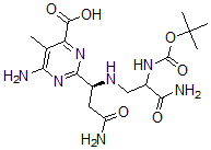 CAS 登录号：75452-30-1， 6-氨基-2-[(1S)-3-氨基-1-[[3-氨基-2-[(2-甲基丙烷-2-基)氧基羰基氨基]-3-氧代丙基]氨基]-3-氧代丙基]-5-甲基嘧啶-4-羧酸