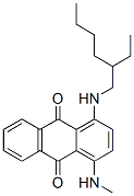 CAS 登录号：75476-94-7， 1-(2-乙基己基氨基)-4-甲基氨基蒽-9,10-二酮