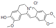 CAS 登录号：75491-93-9， 2,10,11-三甲氧基-5,6-二氢异喹啉并[2,1-b]异喹啉-7-鎓-3-醇氯化物