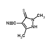 CAS#: 754930-66-0, 2,5-Dimethyl-3-thioxo-2,3-dihydro-1H-pyrazole-4-carbonitrile