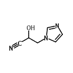 CAS#: 754942-44-4, 2-Hydroxy-3-(1H-imidazol-1-yl)propanenitrile