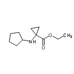 CAS 登录号：755039-57-7， 乙基1-(环戊基氨基)环丙烷羧酸酯