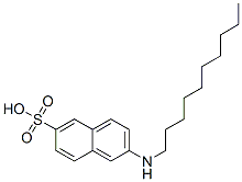 CAS 登录号：75519-06-1， 6-(癸基氨基)萘-2-磺酸