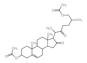 CAS 登录号：7554-95-2， (25R)-3beta,26-二(乙酰氧基)胆甾-5-烯-16,22-二酮