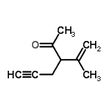 CAS 登录号：75565-71-8， 3-异丙烯基-5-己炔-2-酮