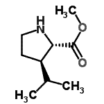 CAS#: 755743-23-8, Methyl (3R)-3-isopropyl-L-prolinate
