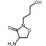 CAS 登录号：755750-44-8， 4-氨基-2-(3-羟基丙基)-1,2-恶唑烷-3-酮