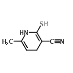 CAS#: 755759-47-8, 6-Methyl-2-sulfanyl-1,4-dihydro-3-pyridinecarbonitrile