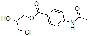 CAS 登录号：75645-15-7， alpha-氯甲基乙二醇单-4-乙酰氨基苯甲酸酯