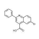 CAS#: 7565-19-7, 6-Chloro-2-phenyl-4-quinolinecarboxylic acid