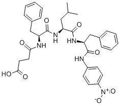 CAS 登录号：75651-69-3， 琥珀酰-苯丙氨酰-亮氨酰-苯丙氨酰-对硝基苯胺