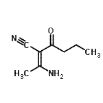 CAS#: 756531-30-3, (2Z)-2-(1-Aminoethylidene)-3-oxohexanenitrile