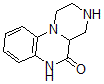 CAS 登录号：75704-19-7， 1,2,3,4,4a,6-六氢吡嗪并[2,1-c]喹喔啉-5-酮