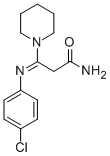 CAS 登录号:75723-09-0, 3-(4-氯苯基)亚氨基-3-哌啶-1-基丙酰胺