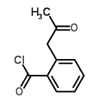 CAS#: 75724-92-4, 2-(2-Oxopropyl)benzoyl chloride