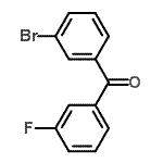 CAS 登录号：75762-58-2， (3-溴苯基)(3-氟苯基)甲酮