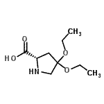 CAS#: 75776-61-3, 4,4-Diethoxy-L-proline