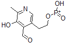 CAS#: 75790-54-4, 2-(4-Formyl-5-Hydroxy-6-Methylpyridin-3-Yl)Ethoxy-Hydroxy-Oxophosphanium