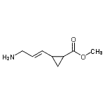 CAS#: 757917-35-4, Methyl 2-[(1E)-3-amino-1-propen-1-yl]cyclopropanecarboxylate