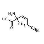 CAS#: 757934-69-3, (3Z)-2-Amino-5-cyano-2-methyl-3-pentenoic acid