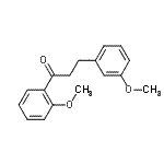 CAS 登录号：75849-06-8， 1-(2-甲氧基苯基)-3-(3-甲氧基苯基)-1-丙酮