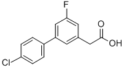 CAS 登录号：75852-62-9， 2-[3-(4-氯苯基)-5-氟苯基]乙酸