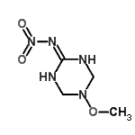 CAS#: 758653-21-3, 5-Methoxy-N-nitro-1,4,5,6-tetrahydro-1,3,5-triazin-2-amine