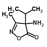 CAS#: 758654-81-8, 4-Amino-4-isopropyl-3-methyl-1,2-oxazol-5(4H)-one