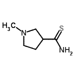 CAS#: 758662-77-0, 1-Methyl-3-pyrrolidinecarbothioamide