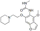 CAS#: 75902-76-0, 1-[4-Methoxy-6-(2-Piperidin-1-Ylethoxy)-1-Benzofuran-5-Yl]-3-Methylurea